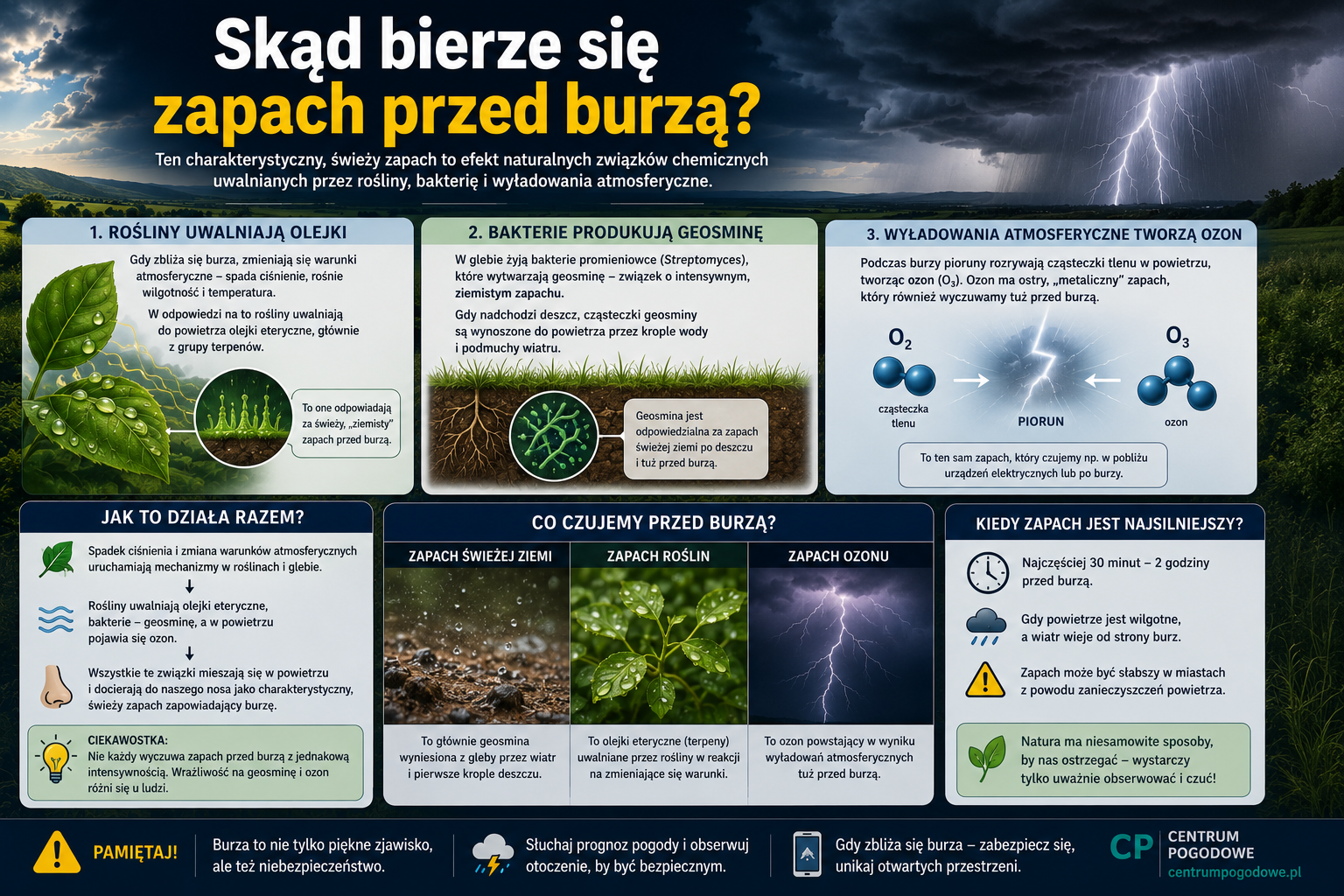 Skąd bierze się zapach przed burzą
